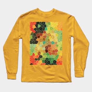 Colorful stained glass Long Sleeve T-Shirt